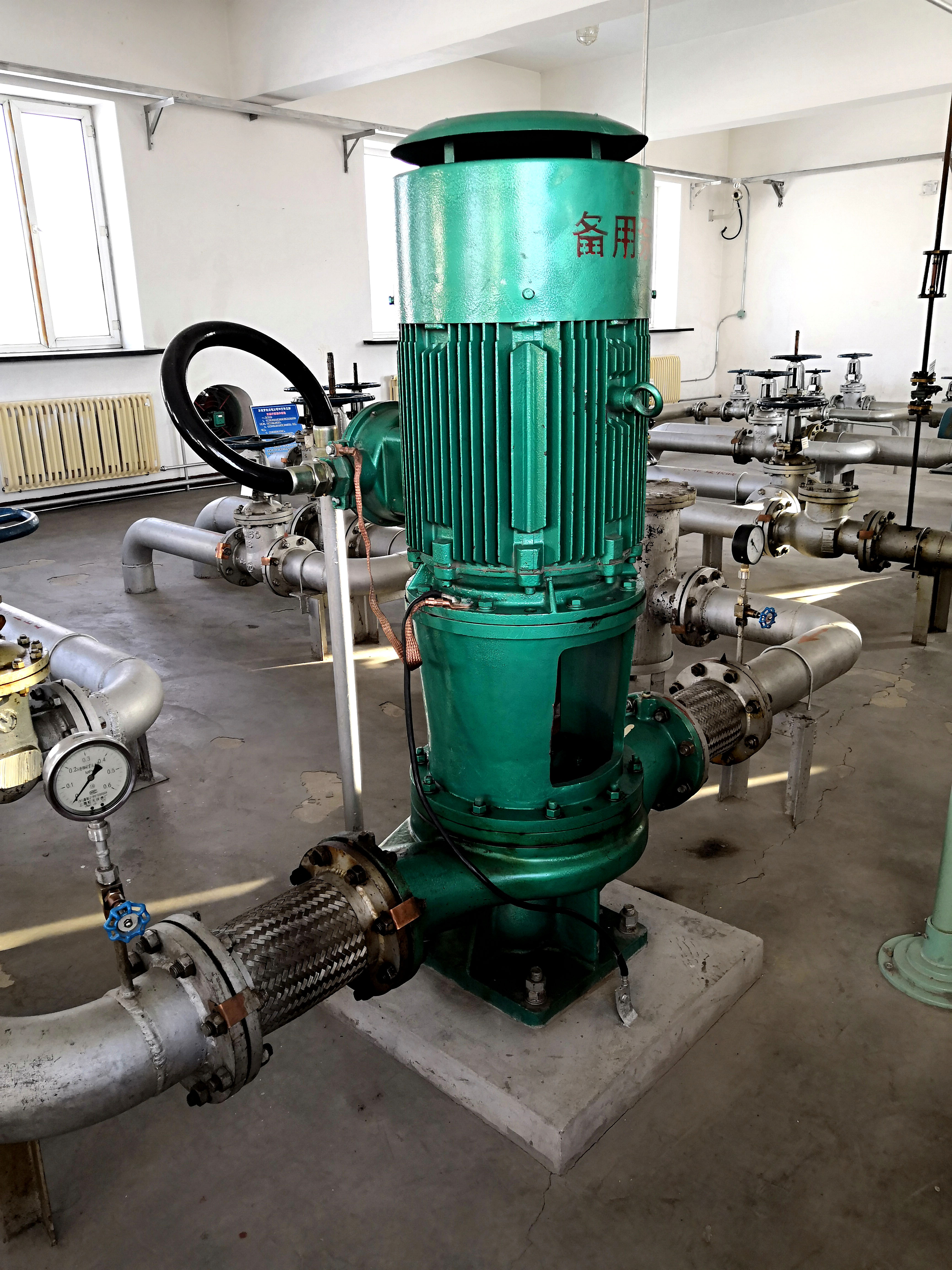 遠東泵業150GY40立式管道油泵流量200m3/h揚程40m調試成功